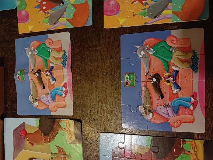 Mes 3 puzzle en bois p'tit loup - photo numéro 3