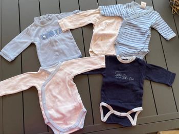 Lot bodies manches longues