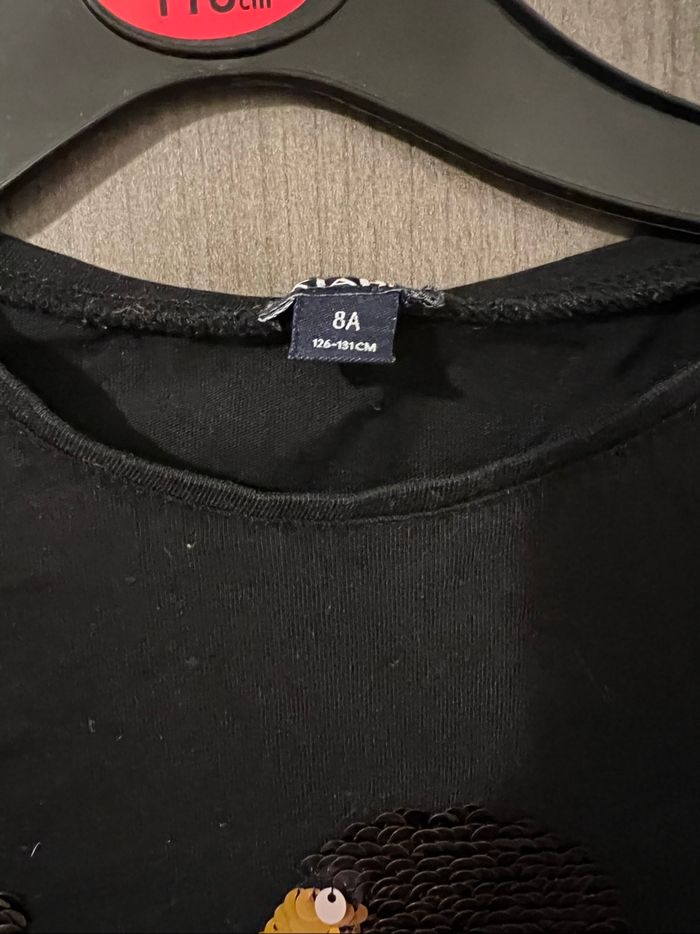 T-shirt à manches longues noir - photo numéro 2