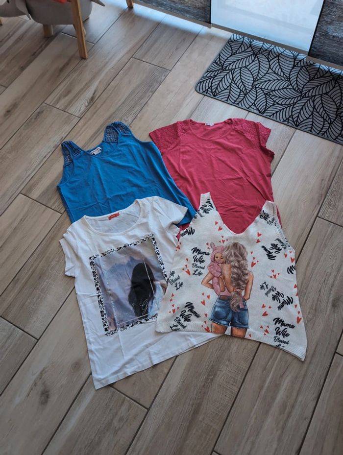 Lot 4 hauts femme