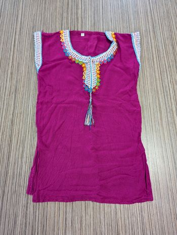 Robe marocaine / Djellaba mauve