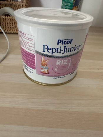 Lait infantile pepti junior riz