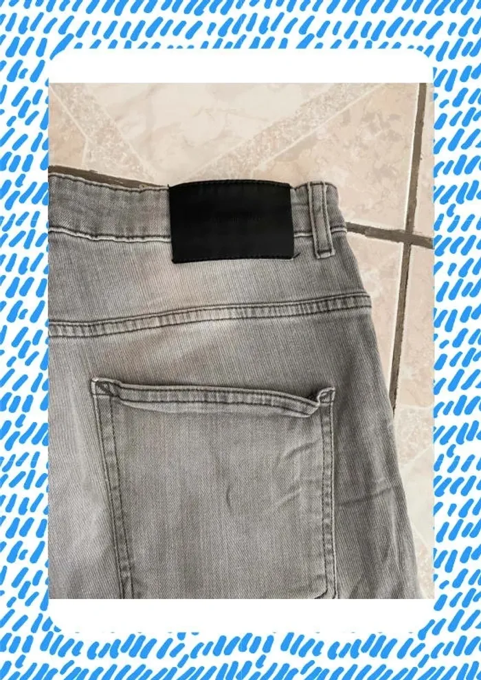 Jean gris Denim co straight - photo numéro 10