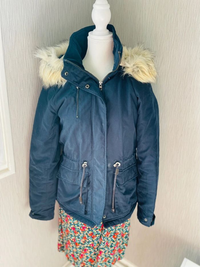 Veste capuche fourrure - photo numéro 2