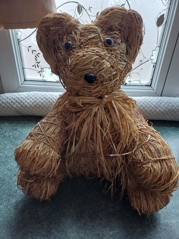 Ours en paille 35 cm