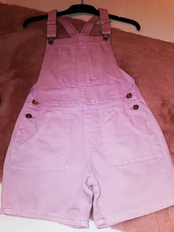 Salopette violette 10 ans