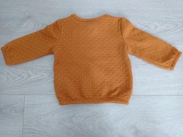 Gilet zippé jaune moutarde Gémo 18 mois - photo numéro 2