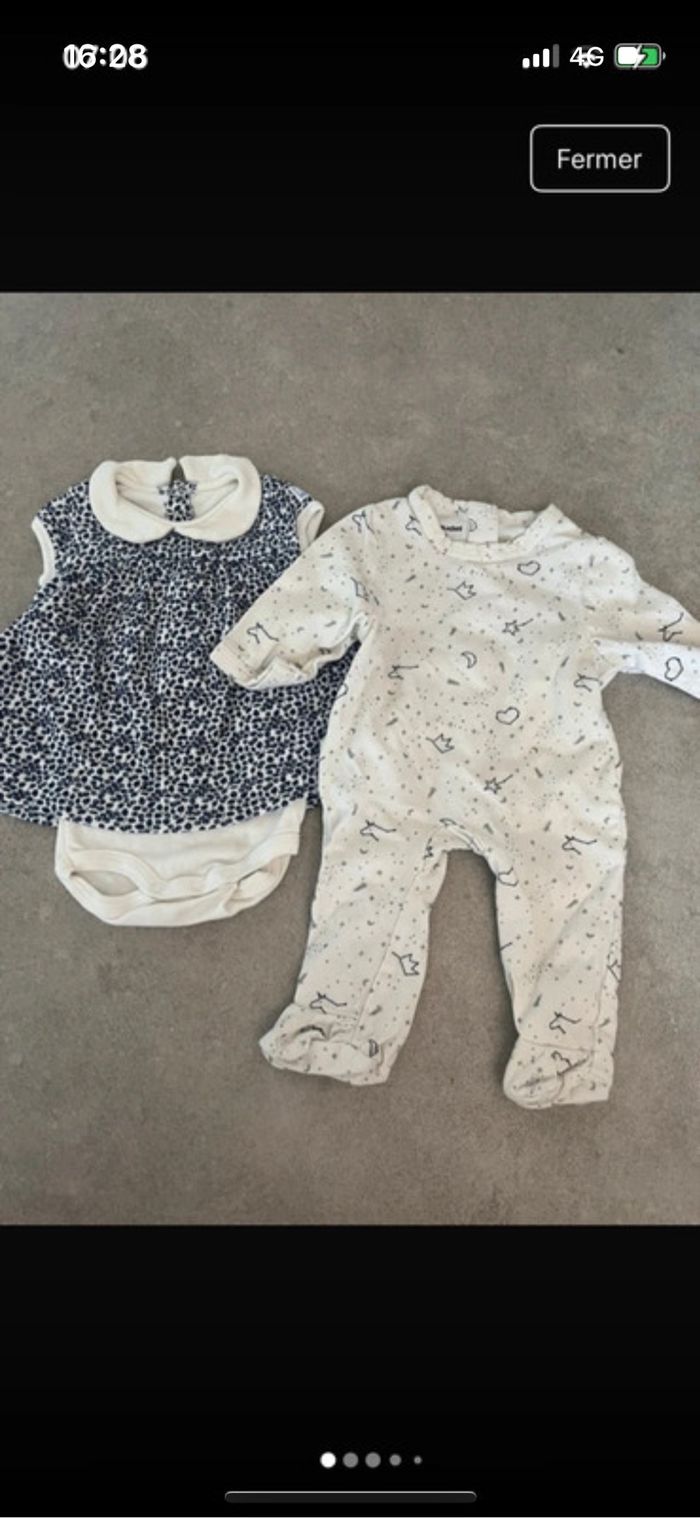 Lot de vêtements 0/1/3/6/9 mois - photo numéro 3