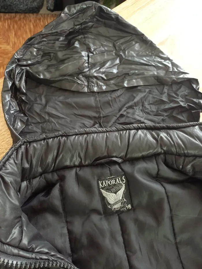 Blouson noir Kaporals T.36/38 - photo numéro 10