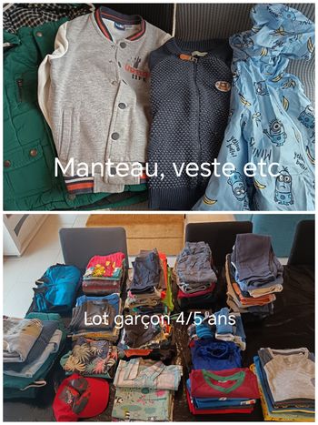 Gros lot garçon 4 et 5 ans
