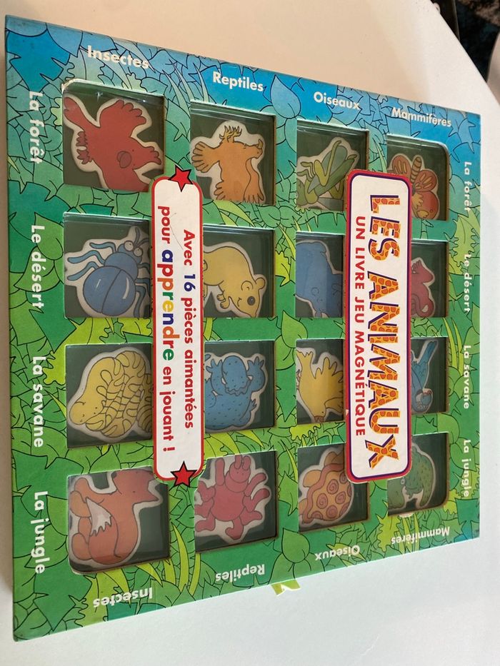Les Animaux un livre jeu Magnétique