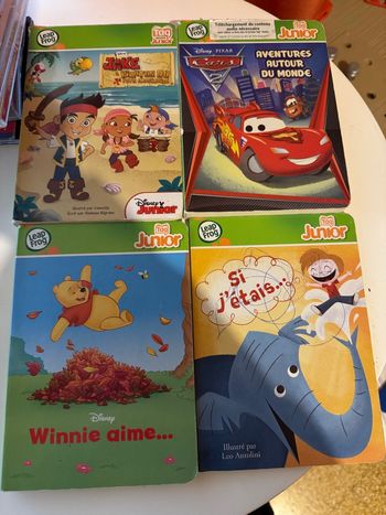 Lot livres cartonnés leap frog 