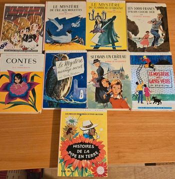 # lot livre bibliothèque rose