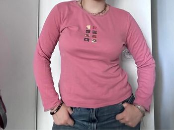 T-shirt rose Darjeeling Lingerie – Taille S – Très bon état
