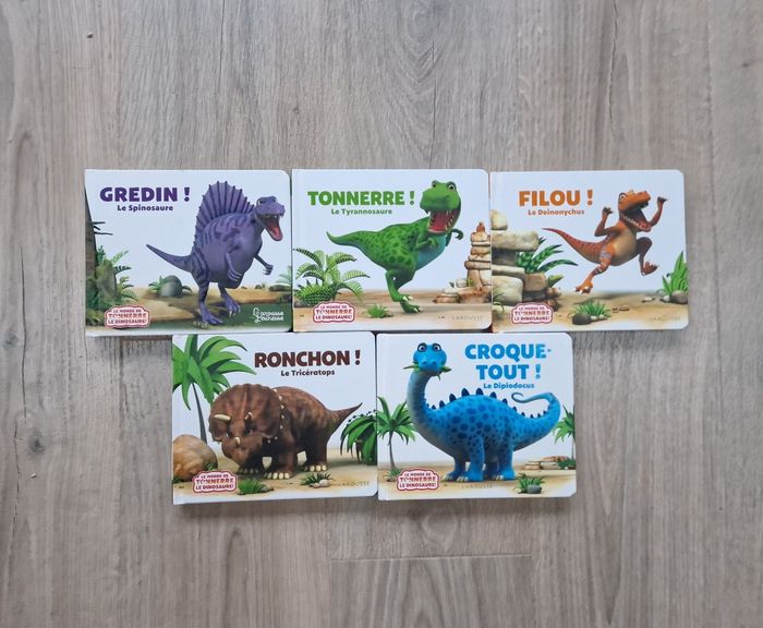 Lot de 5 livres enfant dinosaures