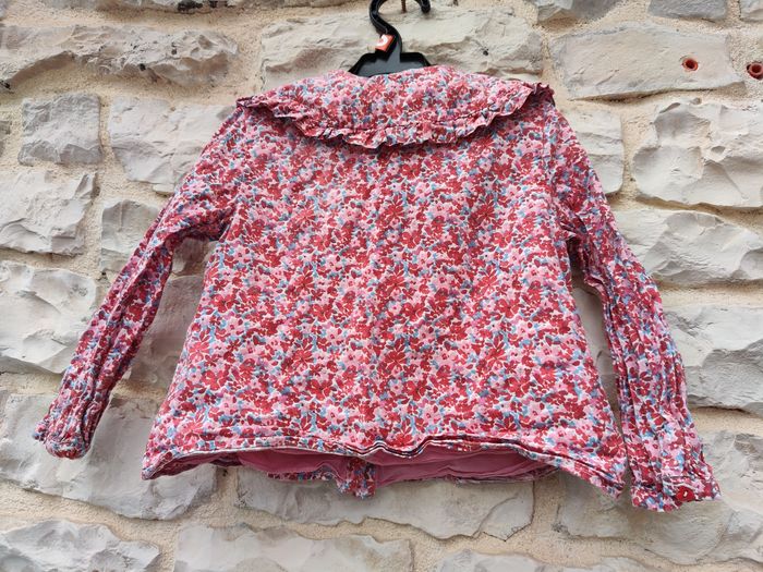 chemise a fleurs multicolores sergent major🌸taille 4 ans🌸envoie rapide aujourd'hui ou demain - photo numéro 2