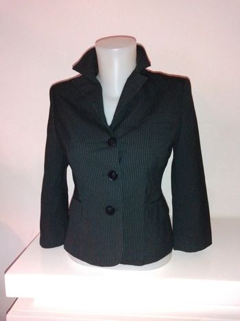 Blazer noir a ligne