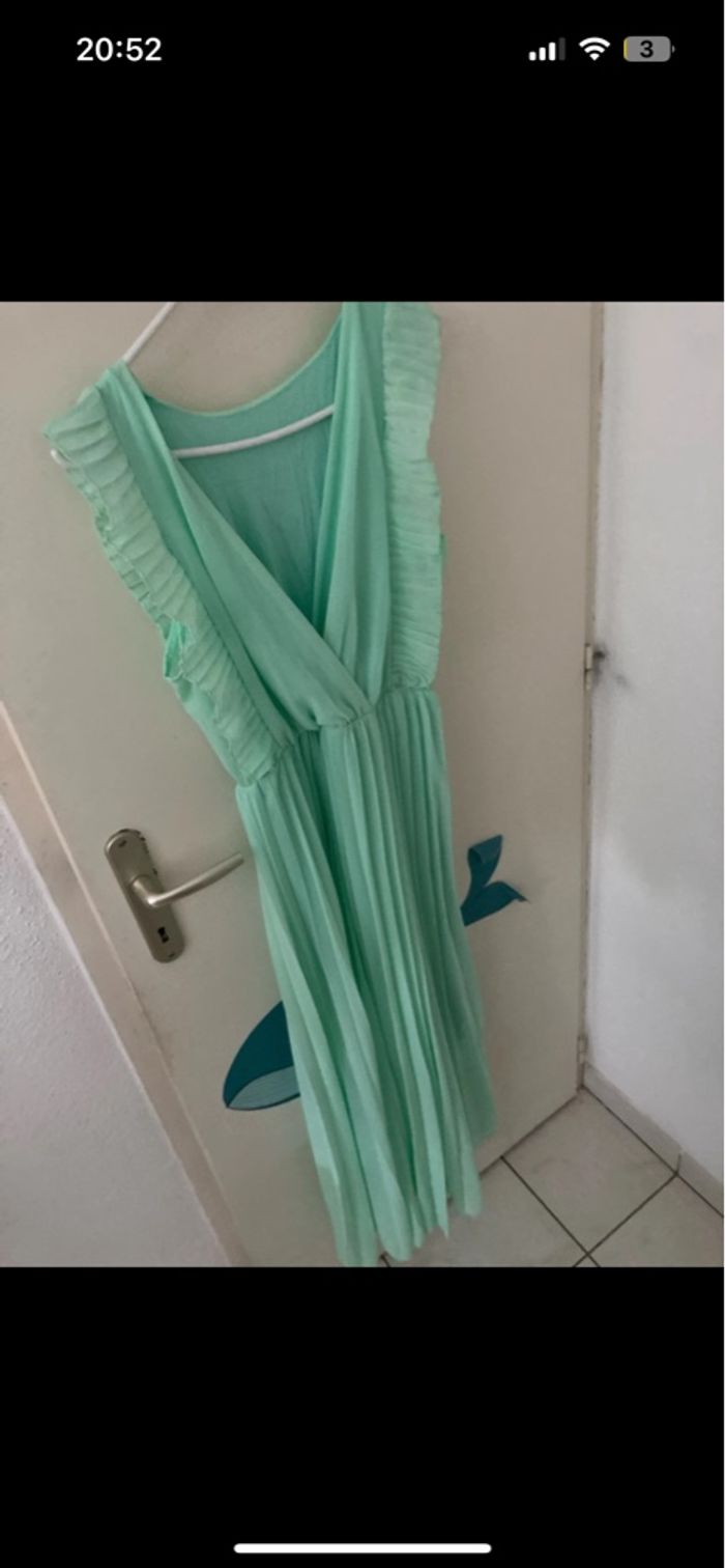 Robe chic et élégante turquoise