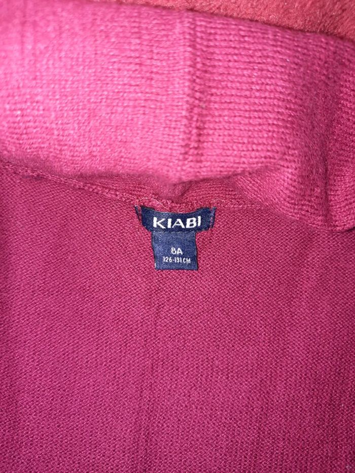 Gilet bordeaux - photo numéro 2