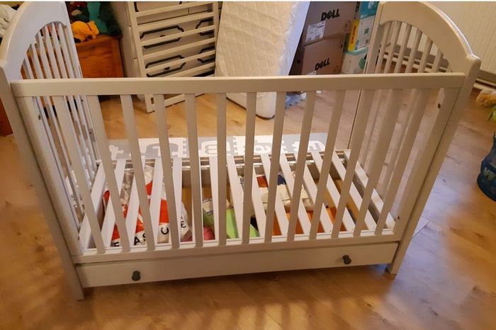 Lit bébé avec matelas bamboo 60x120cm - photo numéro 2