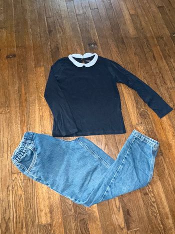 T-shirt et jeans Monoprix  10 ans