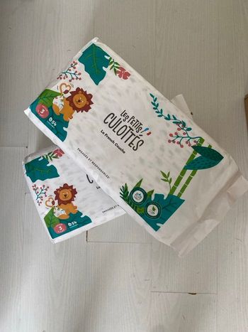 2 paquets de couches T3 complet « Les petits culottés »