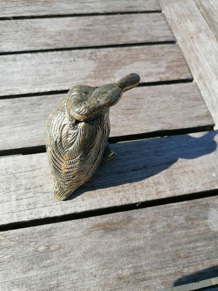 Figurine statuette canard vintage collection décoration - photo numéro 2