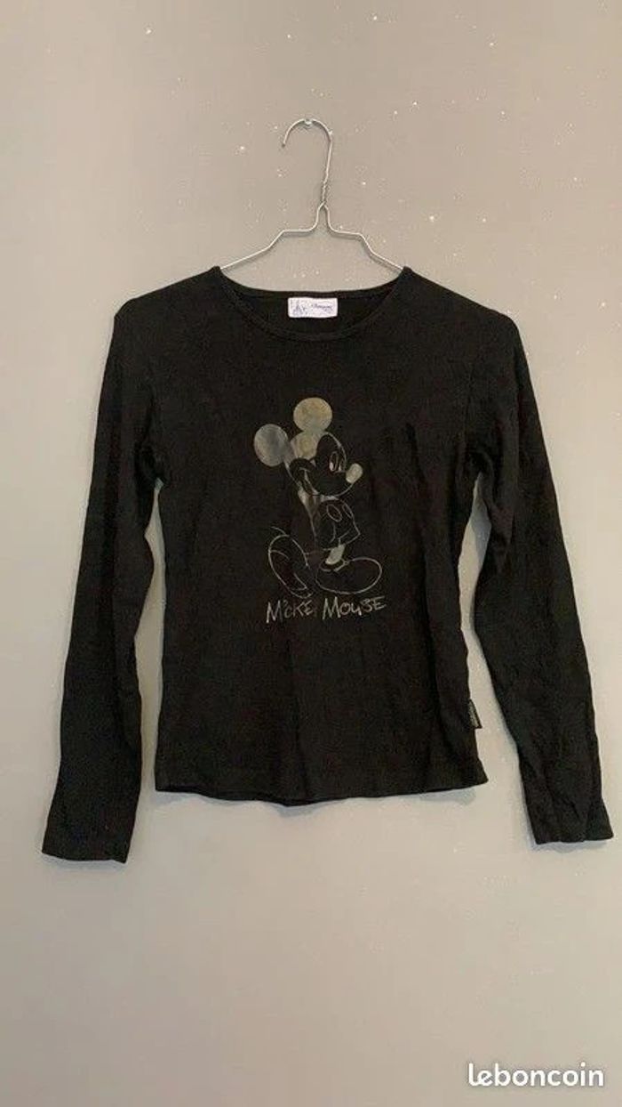 Haut T-Shirt manches Longues Disney Mickey T14 ans - photo numéro 2