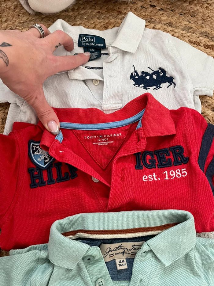 Lot polos MC 12 mois - photo numéro 2