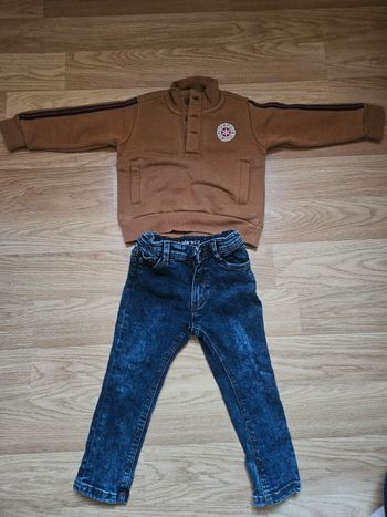 Ensemble jean sweat