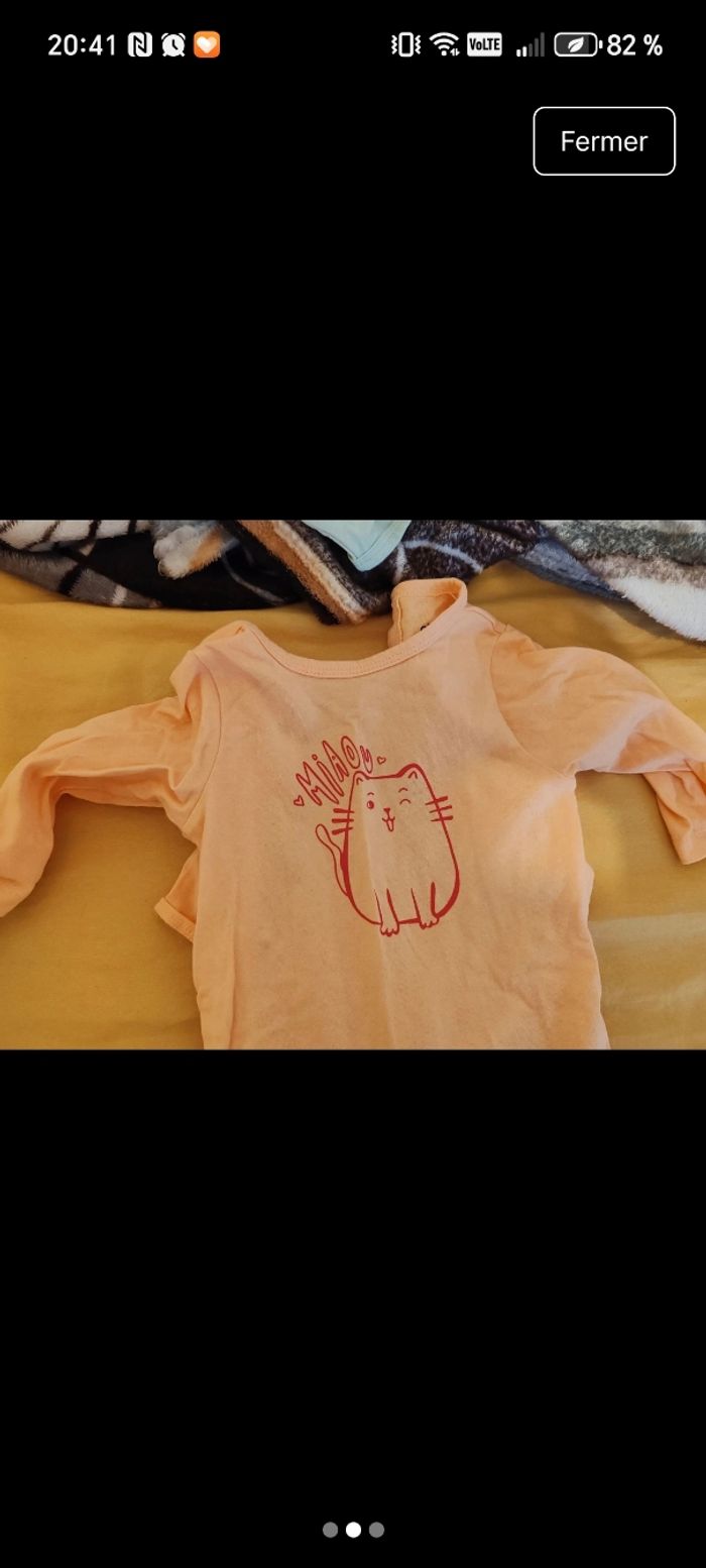 Grenouillère orange - photo numéro 3