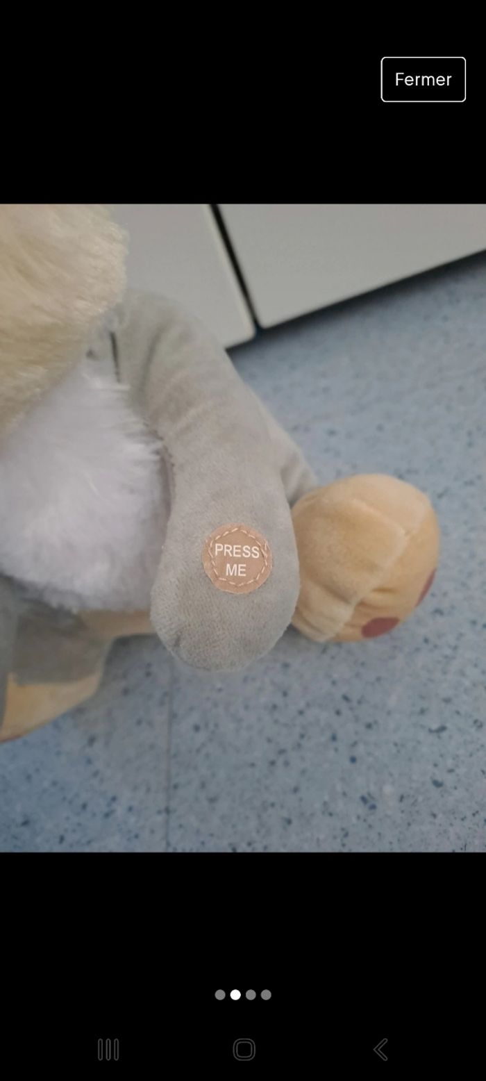 Peluche musicale - photo numéro 4