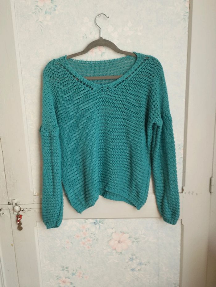 Haut crochet ajouré taille 46 48