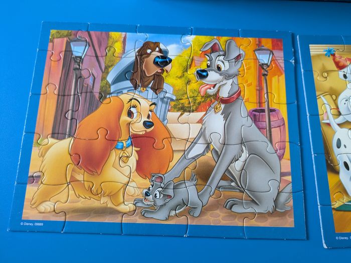 Puzzles Disney la Belle et le Clochard et les Dalmatiens - photo numéro 3