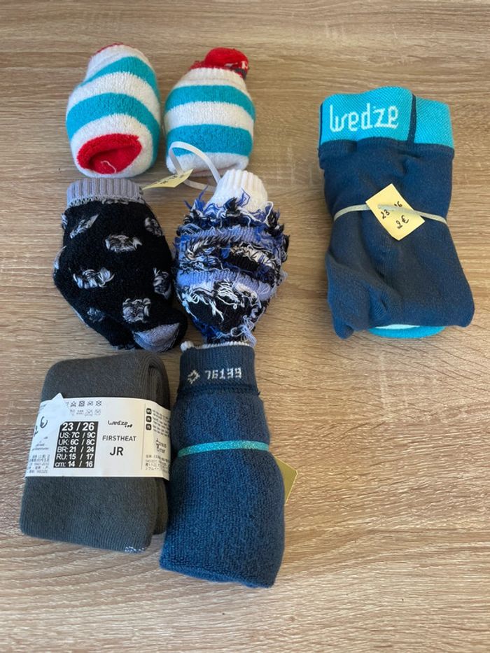 Lot chaussettes de ski