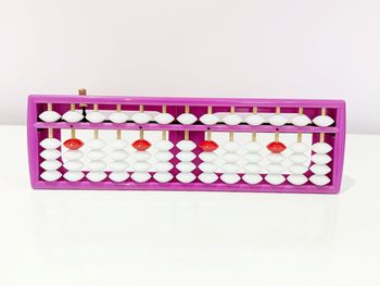 Soroban 13 colonnes violet et blanc