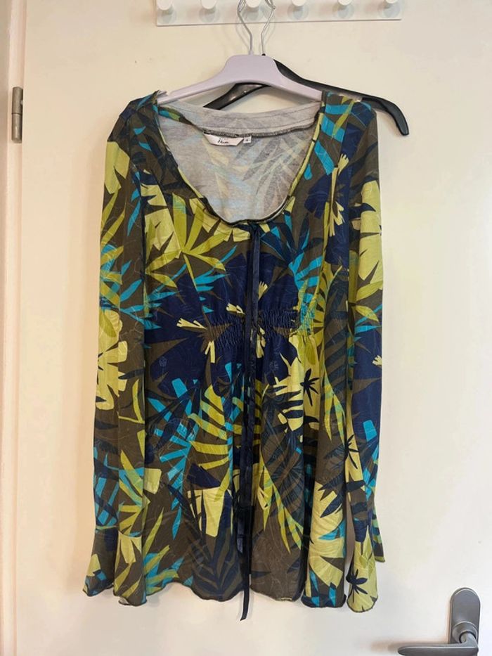 Blouse t-shirt manche longue etam taille s