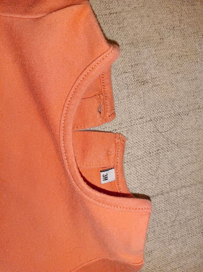 Ensemble pull et jogging vieux rose fille 3 mois - photo numéro 6