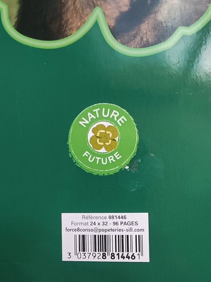 cahier Nature Future 24 x 32 96 pages NEUF - photo numรฉro 5