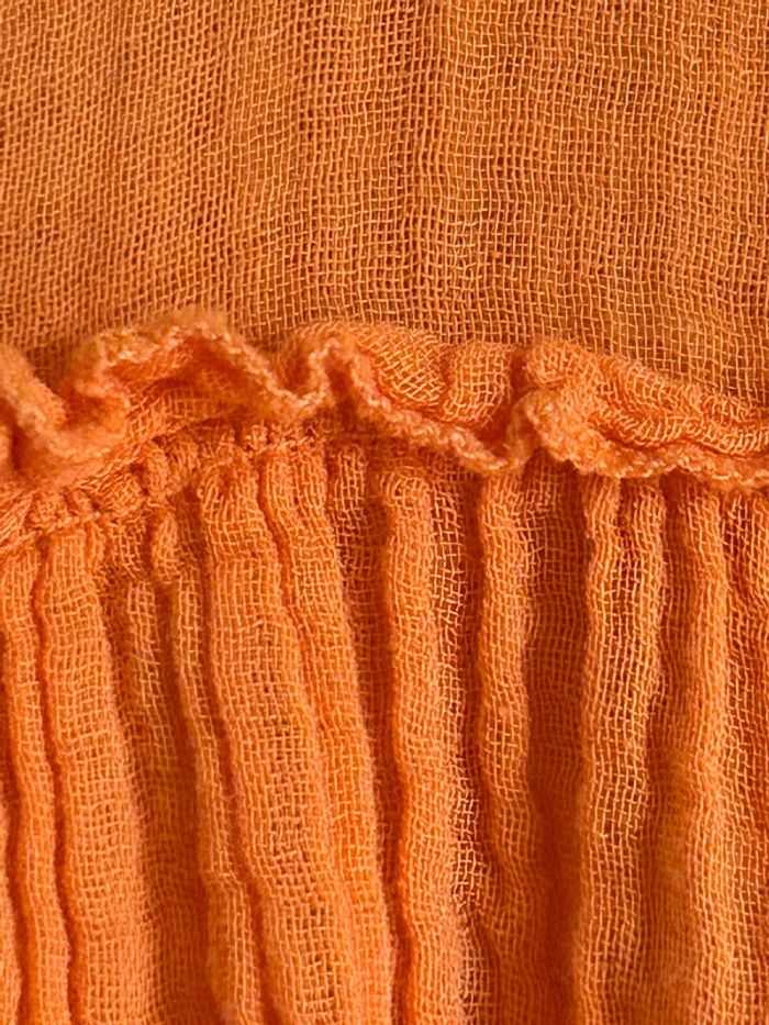 Robe longue été orange Chantal B taille unique - photo numéro 4