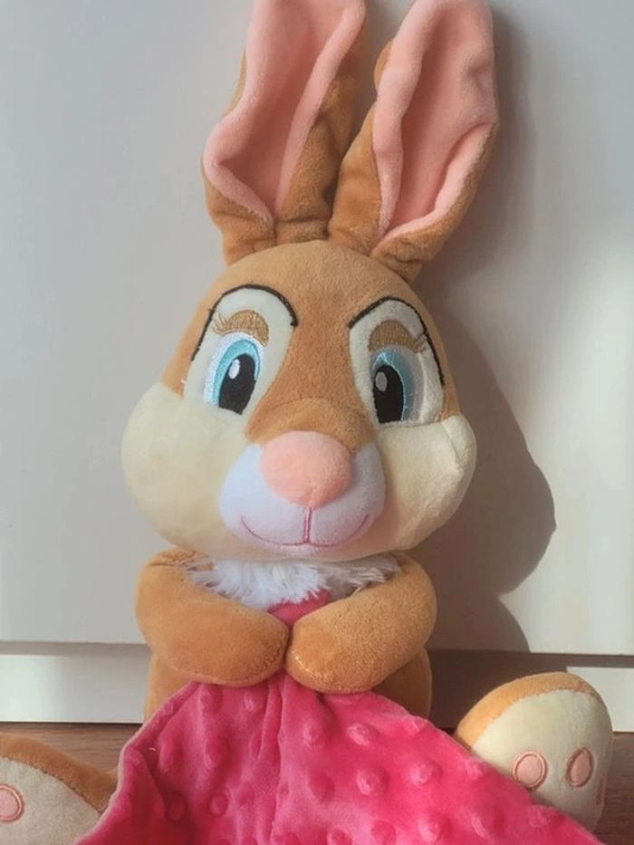 Peluche doudou Miss Bunny Disney Bambi & Panpan - photo numéro 3