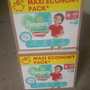 Lot couche pampers Harmony pants T6