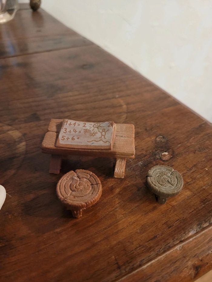 Vends lot de 9 schtroumfs peyo vintage 80s et accessoires - photo numéro 11