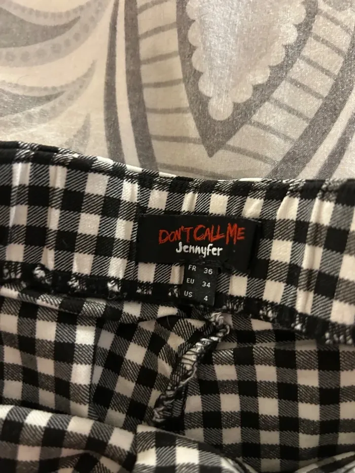 Pantalon style legging à carreaux - photo numéro 6