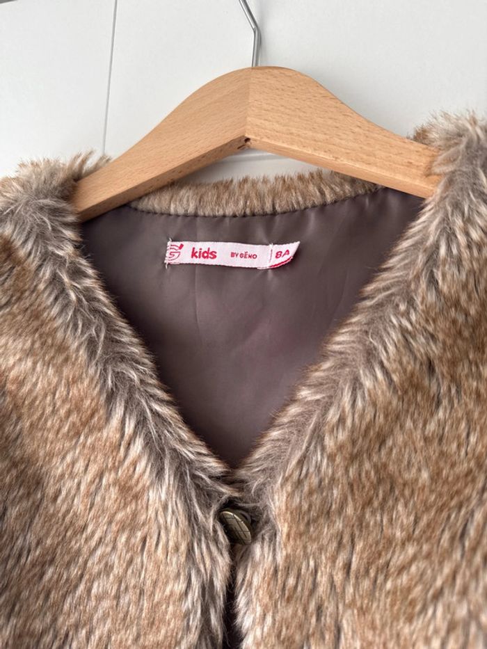 Sans manche moumoute fille - photo numéro 2