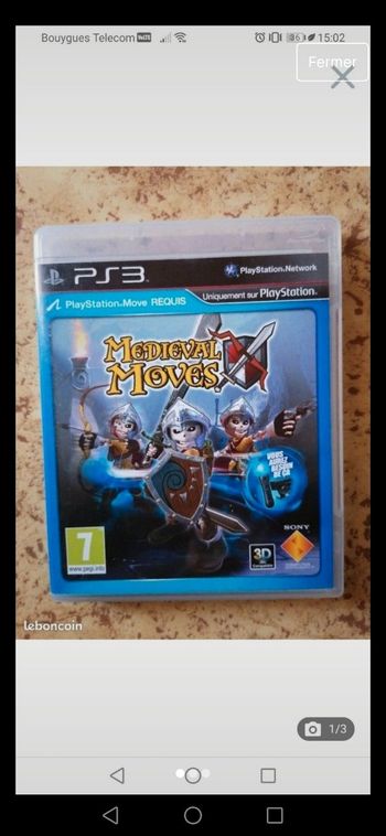 Jeux ps3 Medieval Moves