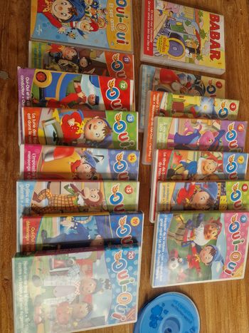 Lot de dvd oui oui + 1 babar