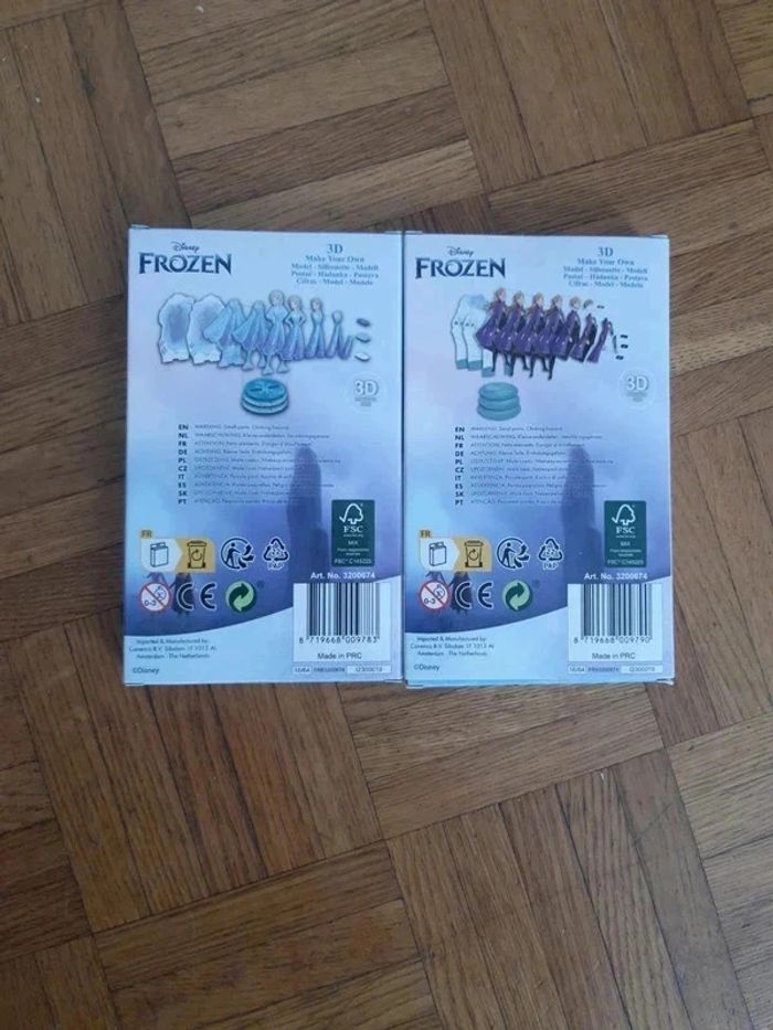 Lot 2 figurines 3D reine des neiges a construire - photo numéro 4