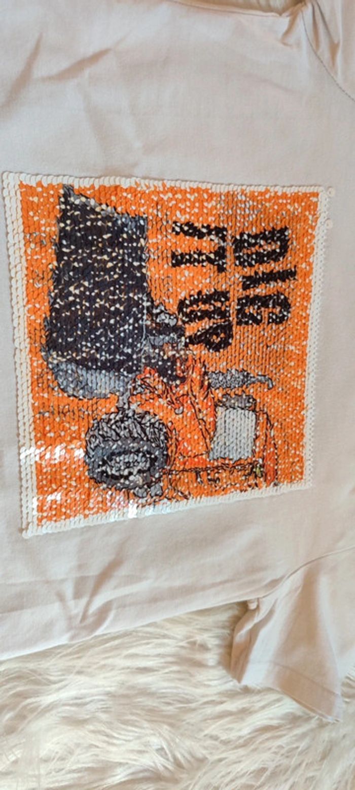 Lot 3 tee shirt sequins été garçon 8 ans - photo numéro 11