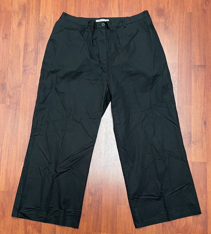 Pantalon large noir